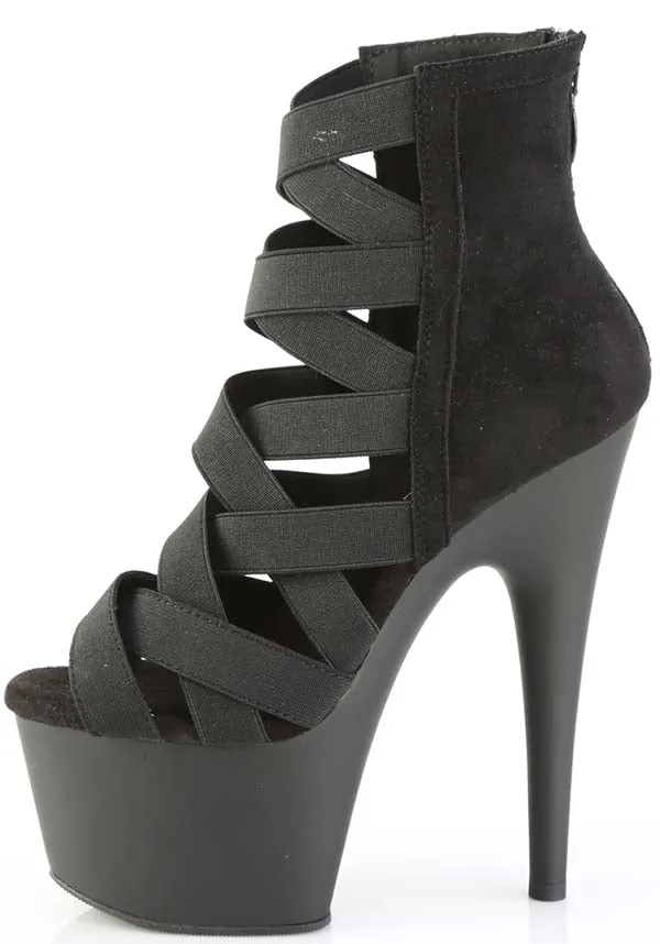 ADORE-700-24 [Black Elastic] | HEELS [PREORDER]