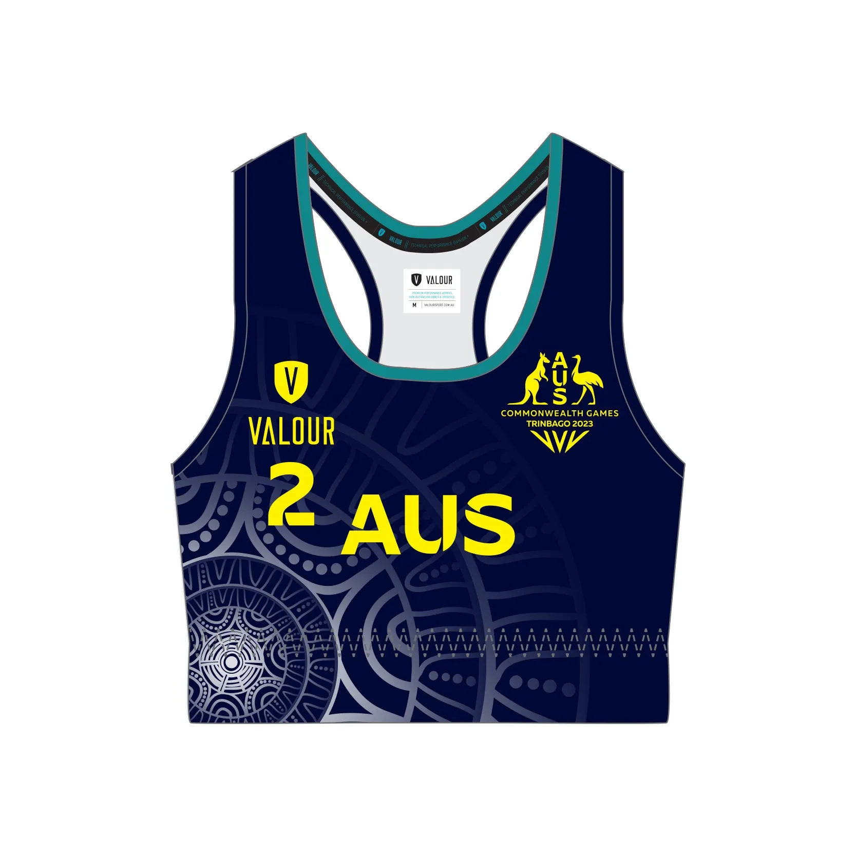 AYCG Women's Competition Beach Volleyball Crop Top - Ink