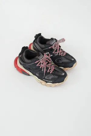 Black & Red Chunky Track Sneaker
