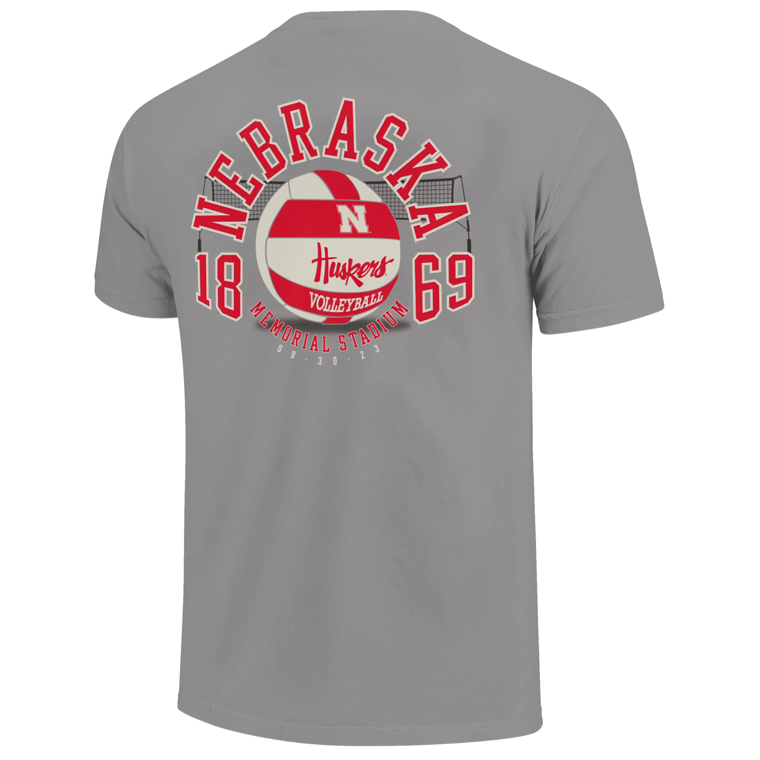 Boys'/Girls' Nebraska Huskers Youth Volleyball Arch Net T-Shirt
