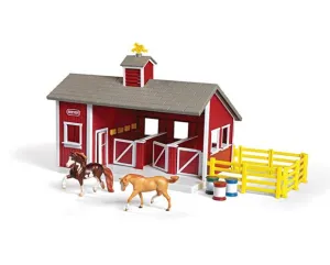 Breyer - Red Stable Playset