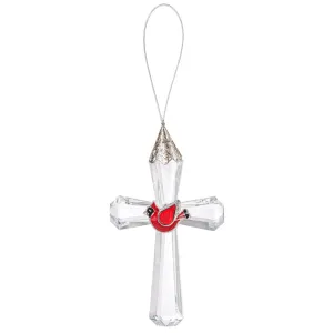 Cardinal Cross Ornament