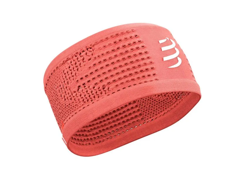 Compressport Unisex Headband ON/OFF Coral - CU00009B_401_0TU