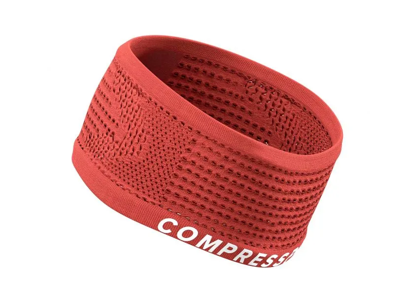 Compressport Unisex Headband ON/OFF Coral - CU00009B_401_0TU