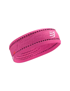 Compressport Unisex's Thin Headband On/Off - Magenta