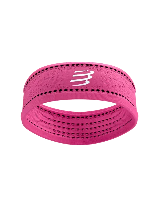 Compressport Unisex's Thin Headband On/Off - Magenta
