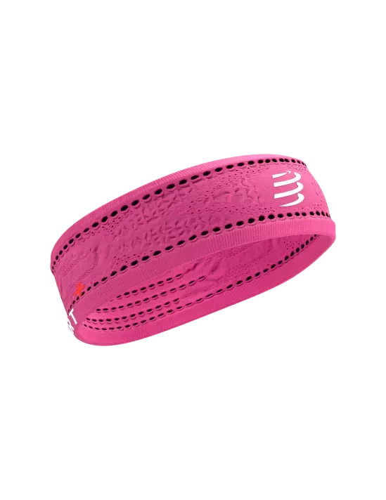 Compressport Unisex's Thin Headband On/Off - Magenta