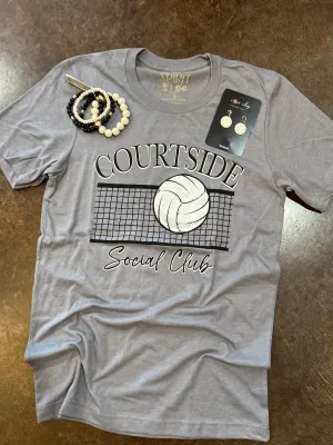 Courtside Social Club Volleyball Tee