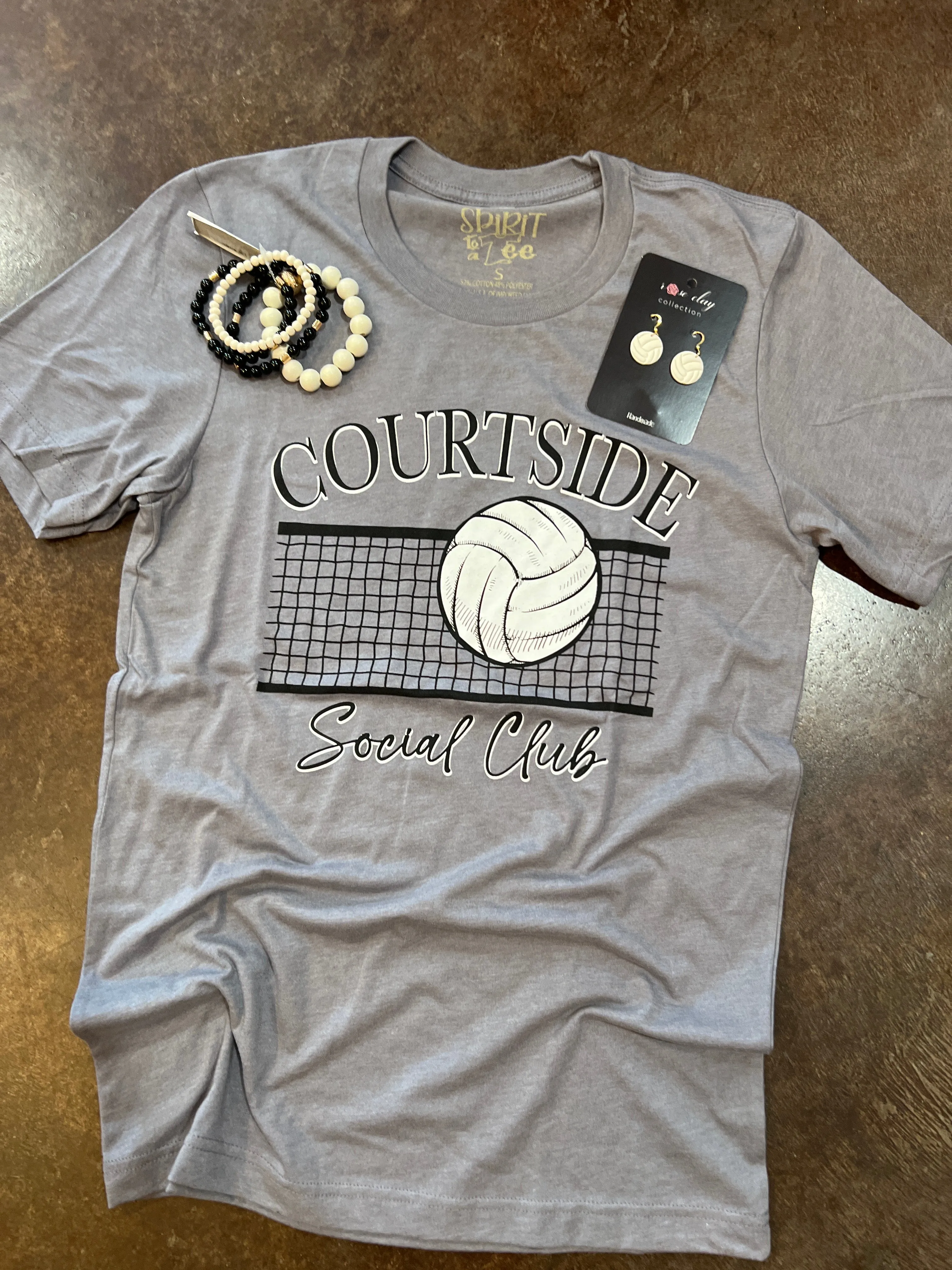 Courtside Social Club Volleyball Tee