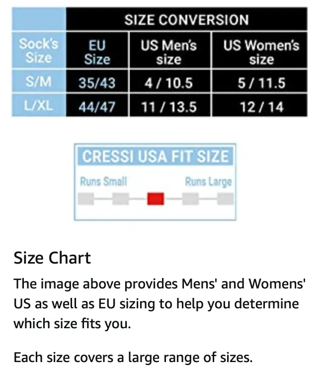 Cressi Lycra Fin Socks