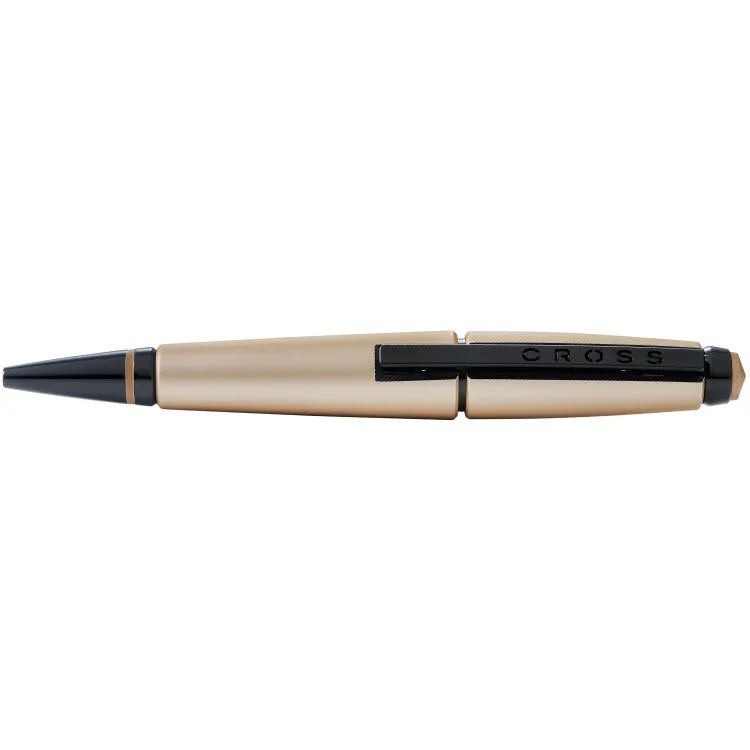 Cross Edge Matte Hazelnut w/PVD Rollerball Pen