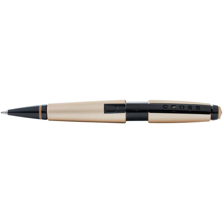 Cross Edge Matte Hazelnut w/PVD Rollerball Pen