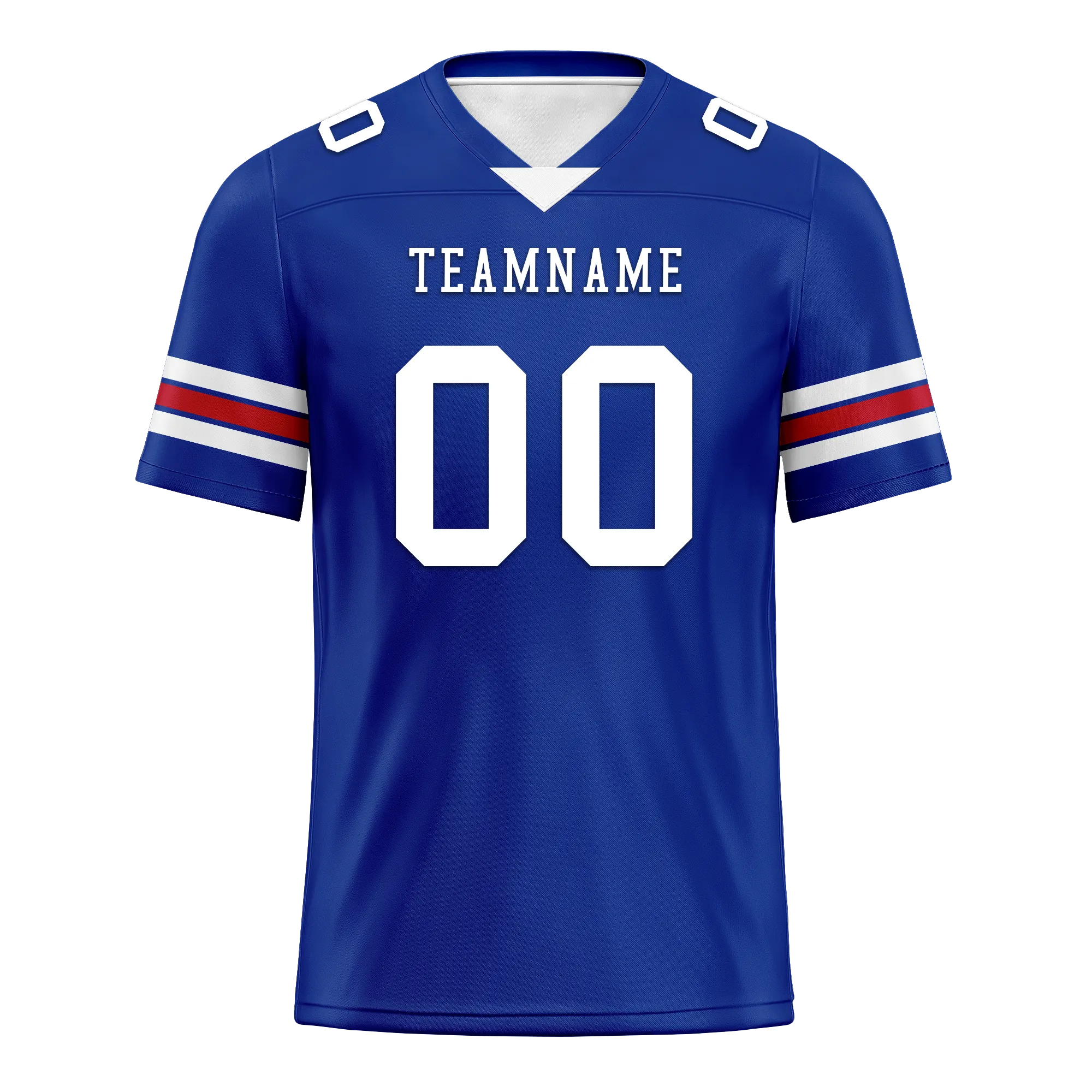 Custom Blue Classic Style Personalized Authentic Football Jersey FBJ02-bd0a70aa