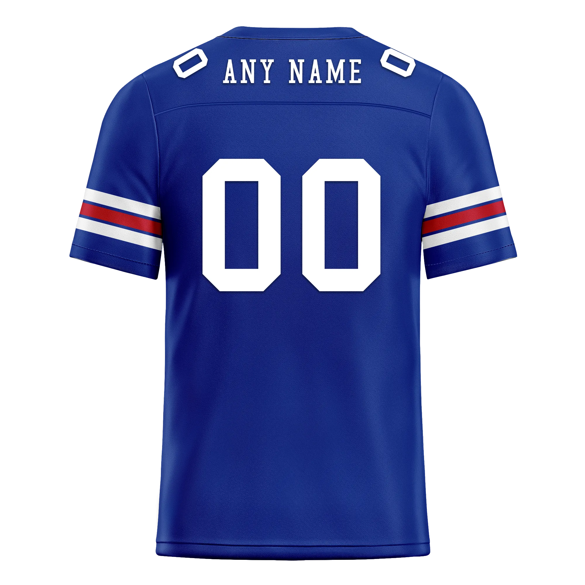 Custom Blue Classic Style Personalized Authentic Football Jersey FBJ02-bd0a70aa