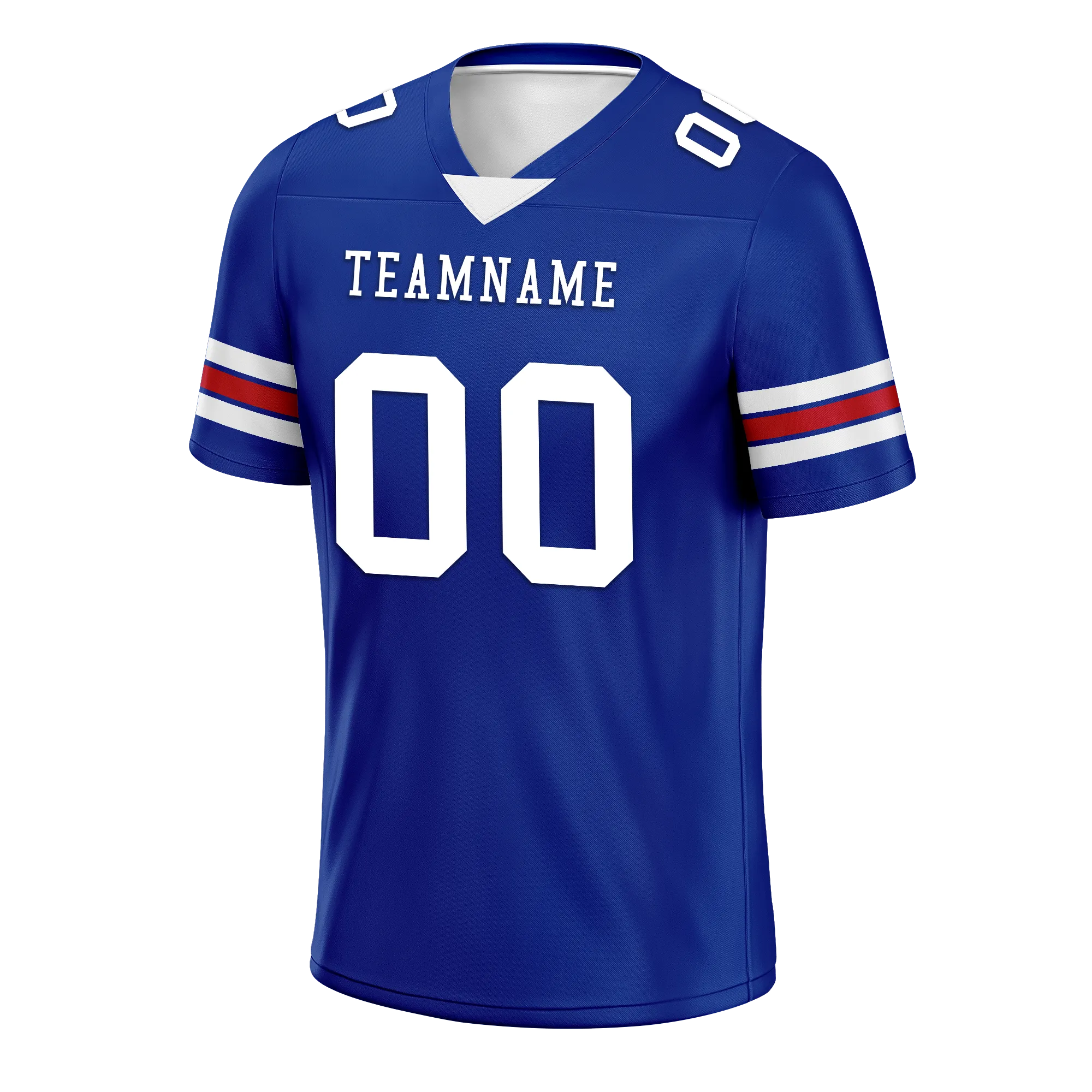 Custom Blue Classic Style Personalized Authentic Football Jersey FBJ02-bd0a70aa