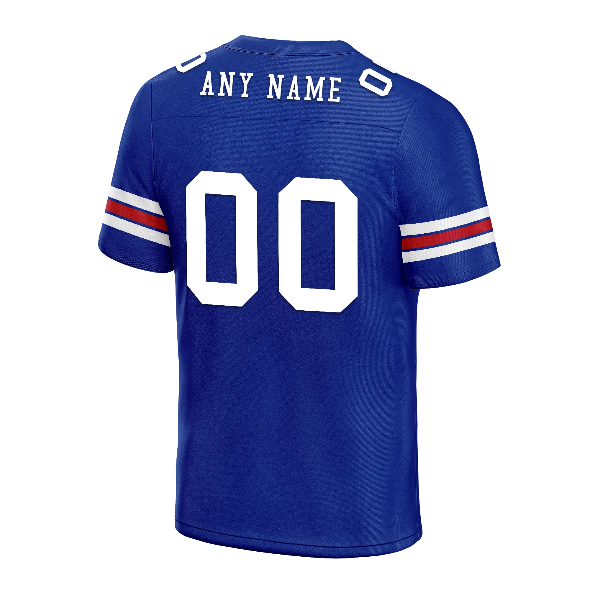 Custom Blue Classic Style Personalized Authentic Football Jersey FBJ02-bd0a70aa
