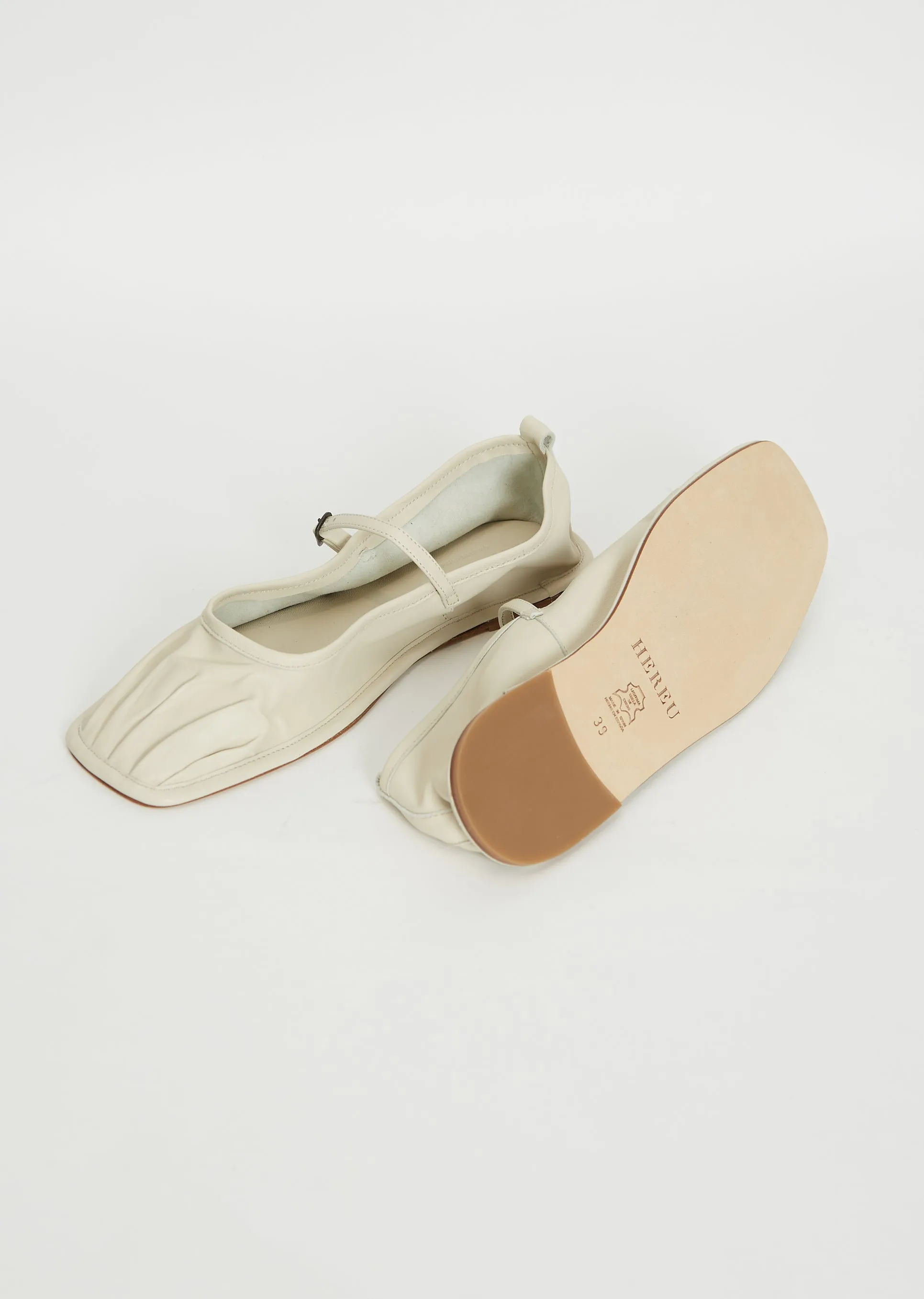 Dansa Ballet Flat — Cream