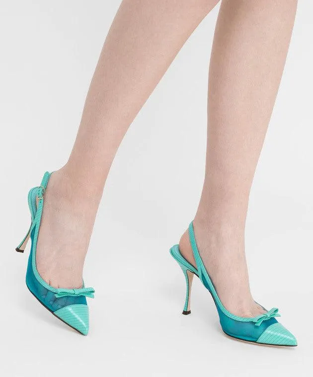 Dolce & Gabbana Mesh Slingback Pumps