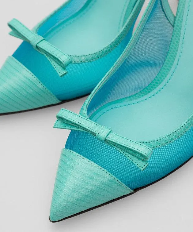 Dolce & Gabbana Mesh Slingback Pumps