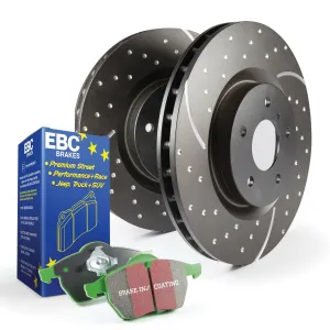EBC Brakes S10KF1572 S10 Kits Greenstuff 2000 and GD Rotors