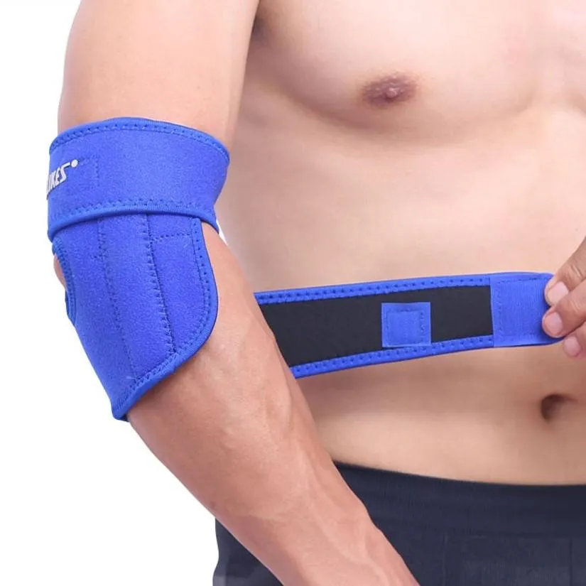 Elbow Support Brace with Adjustable Stabilizer Straps