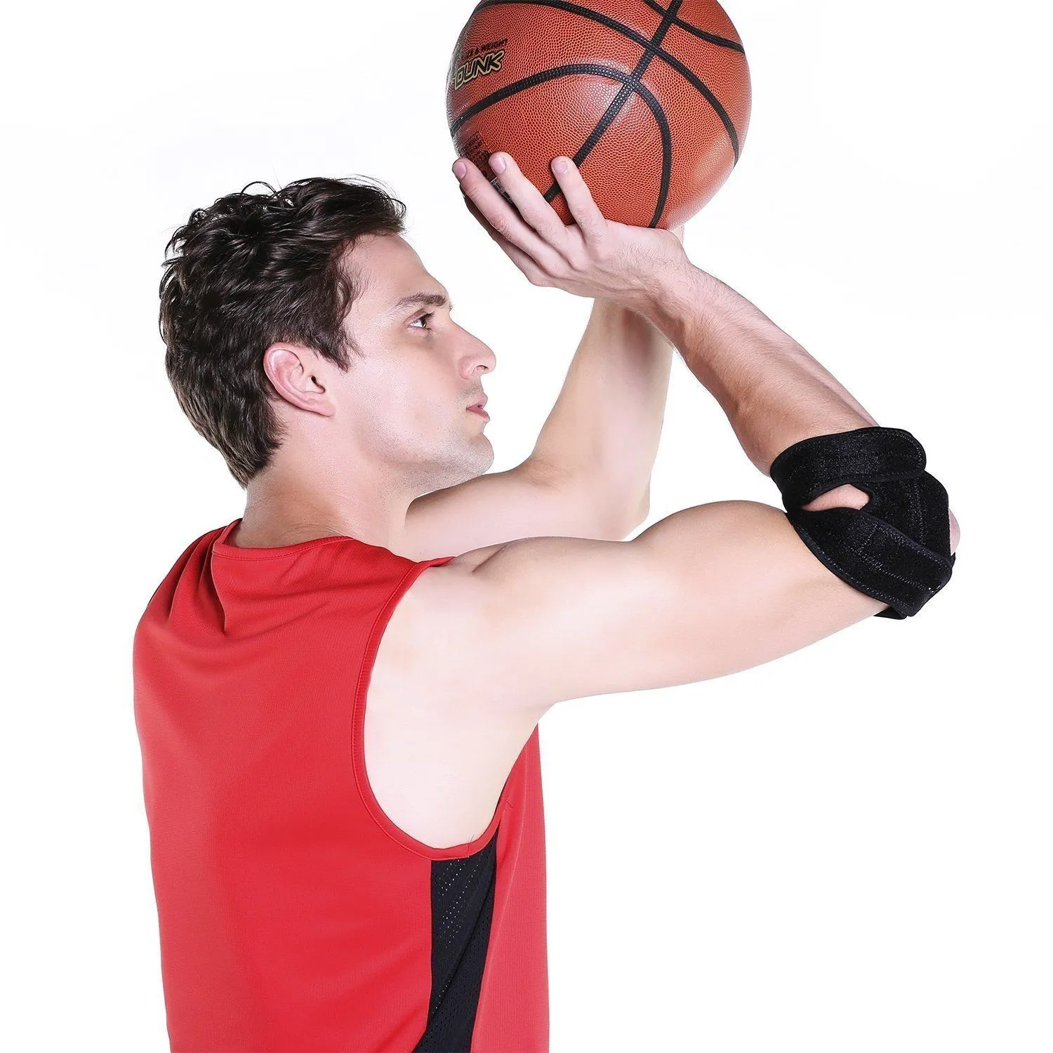 Elbow Support Brace with Adjustable Stabilizer Straps