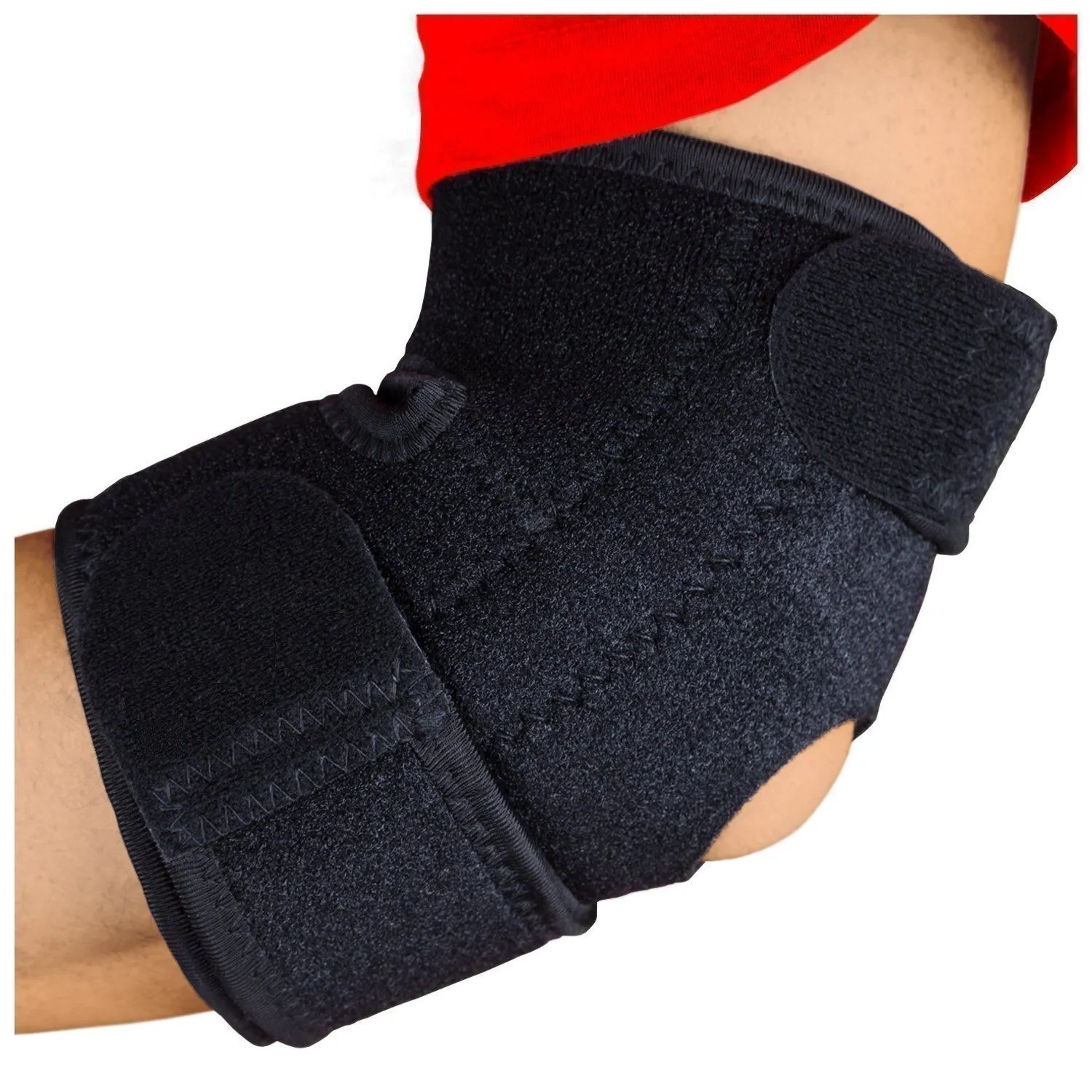 Elbow Support Brace with Adjustable Stabilizer Straps