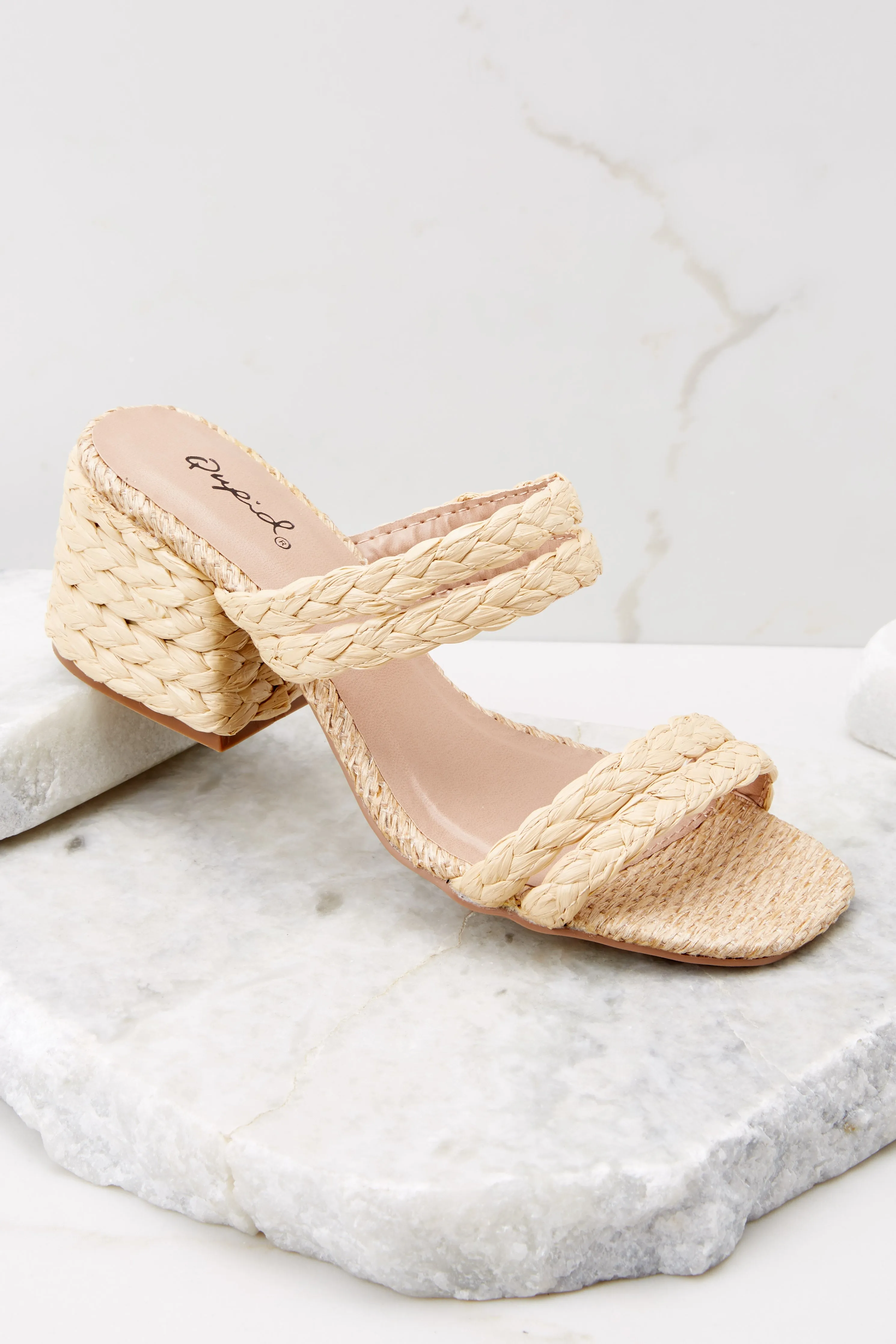 Expect The Best Natural Sandals