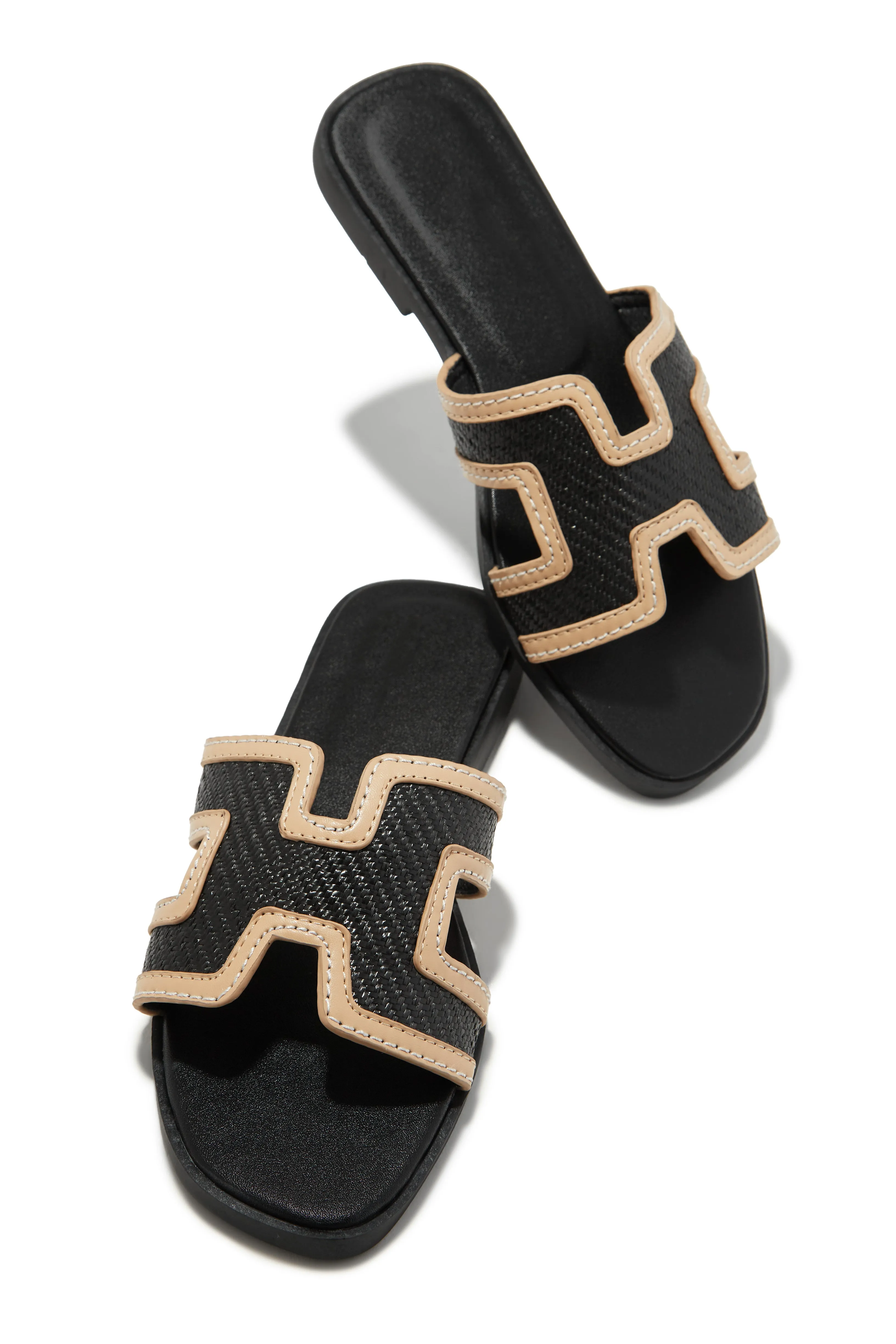 French Riviera Slip On Sandals - Natural