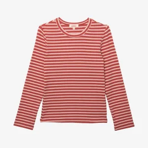 Girls' terracotta T-shirt