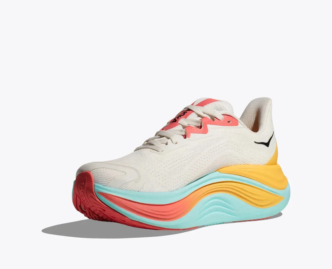 Hoka Womens Skyward X- Blanc De Blanc/Swim (1147912-BSW)