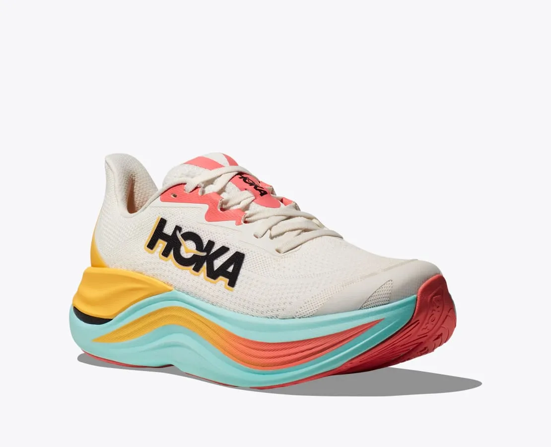 Hoka Womens Skyward X- Blanc De Blanc/Swim (1147912-BSW)