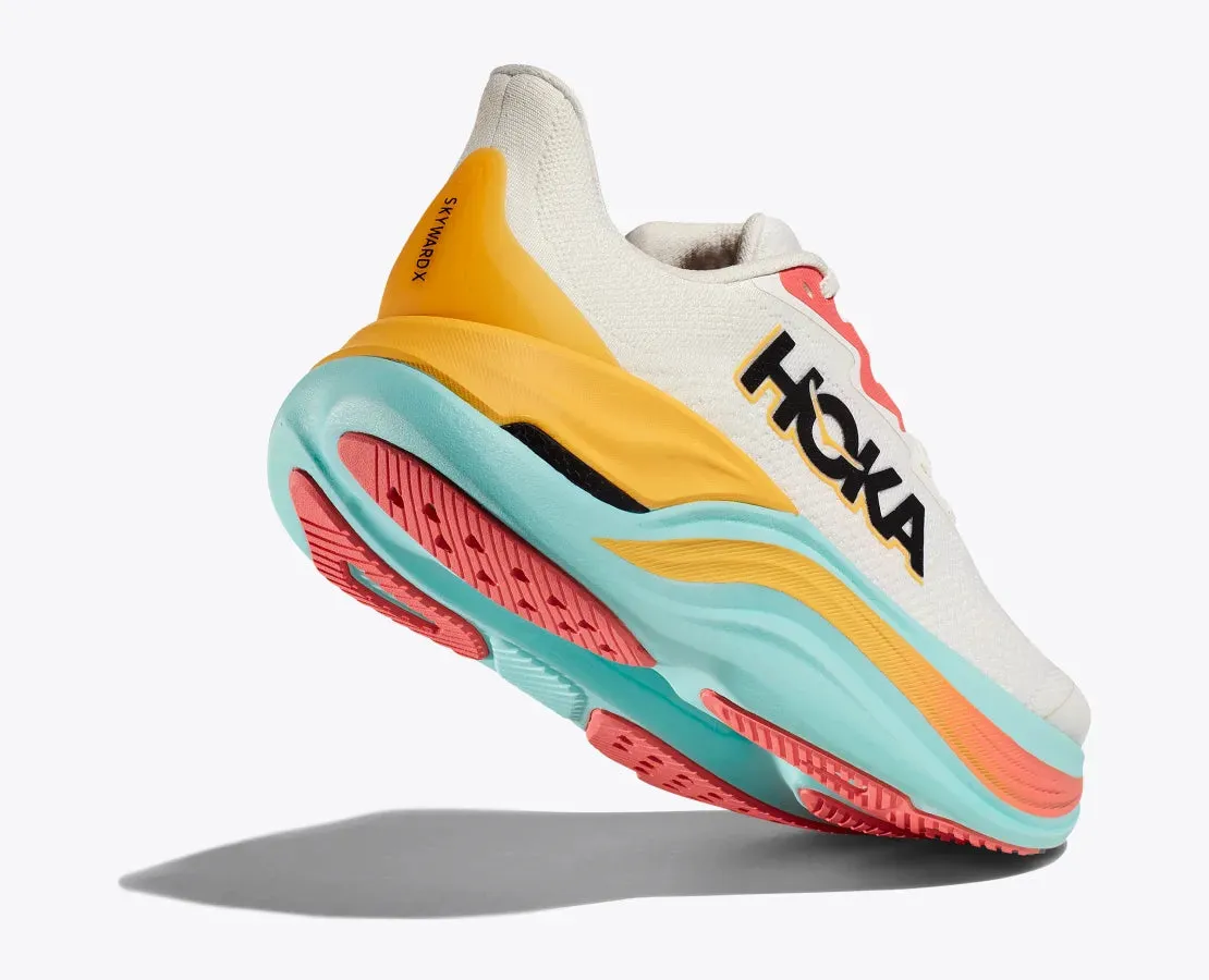 Hoka Womens Skyward X- Blanc De Blanc/Swim (1147912-BSW)