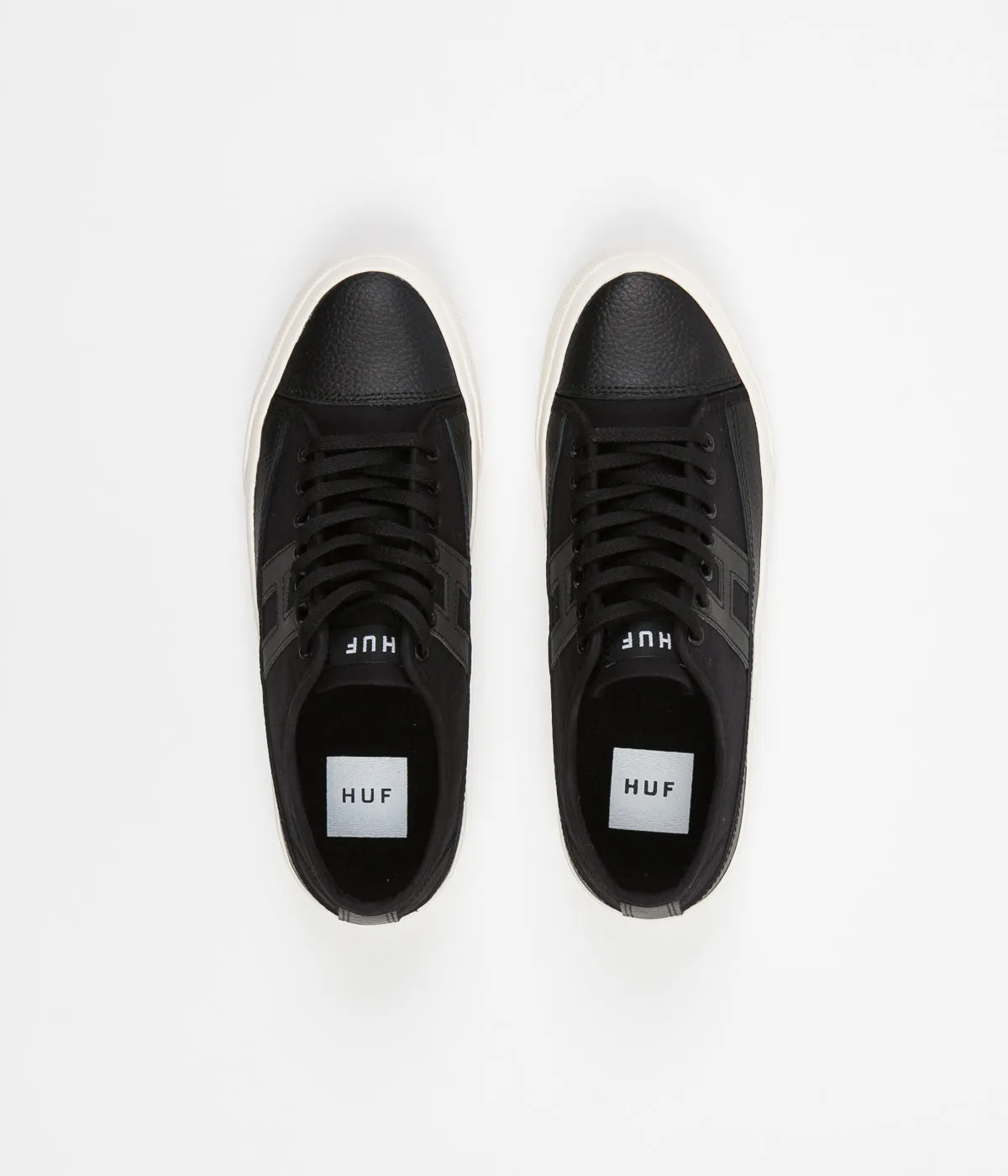 HUF Hupper 2 Lo Shoes - Black / Cream
