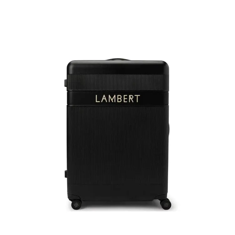 Lambert The Aspen - Black Check-In Suitcase