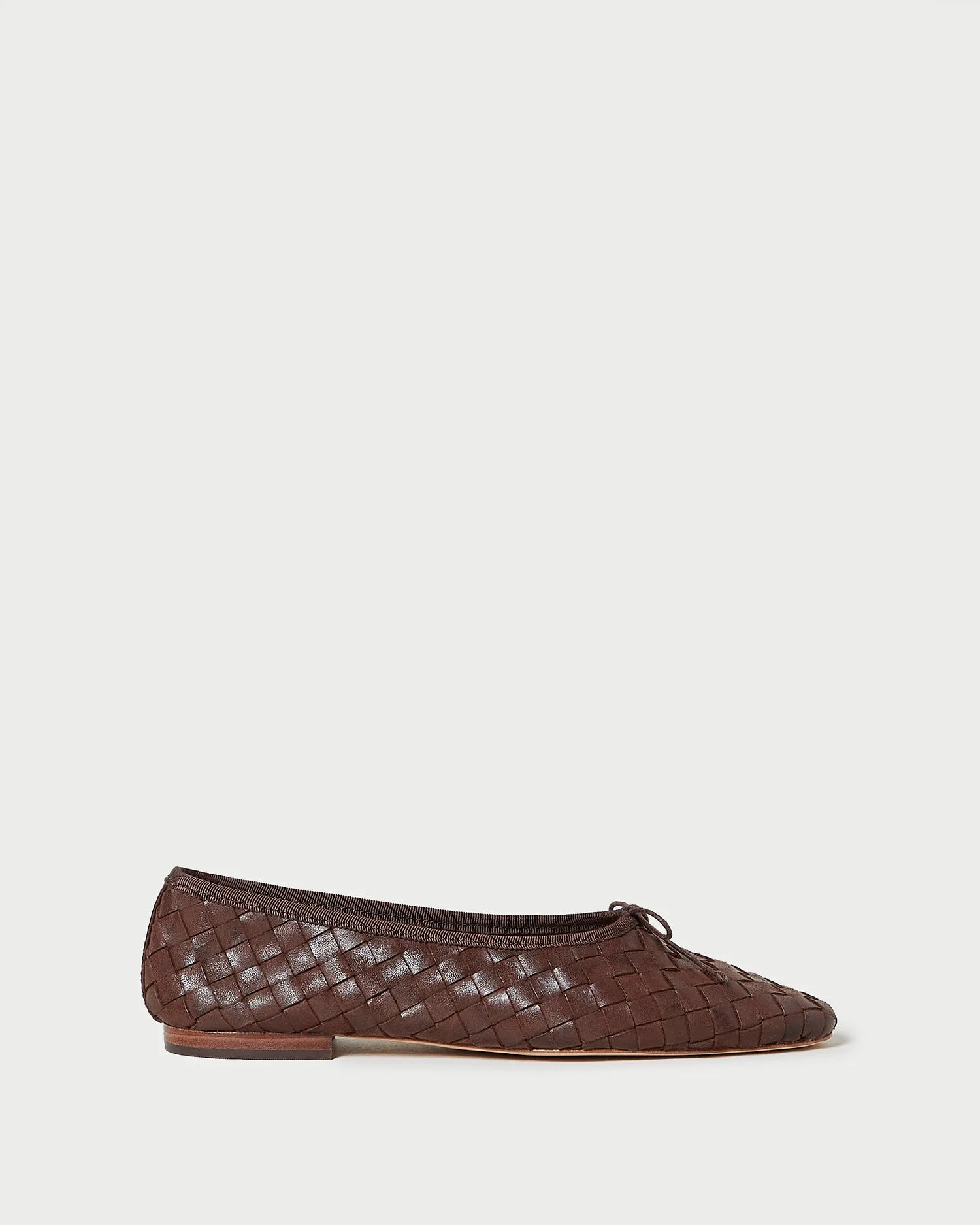 Landry Chocolate Woven Ballet Flat