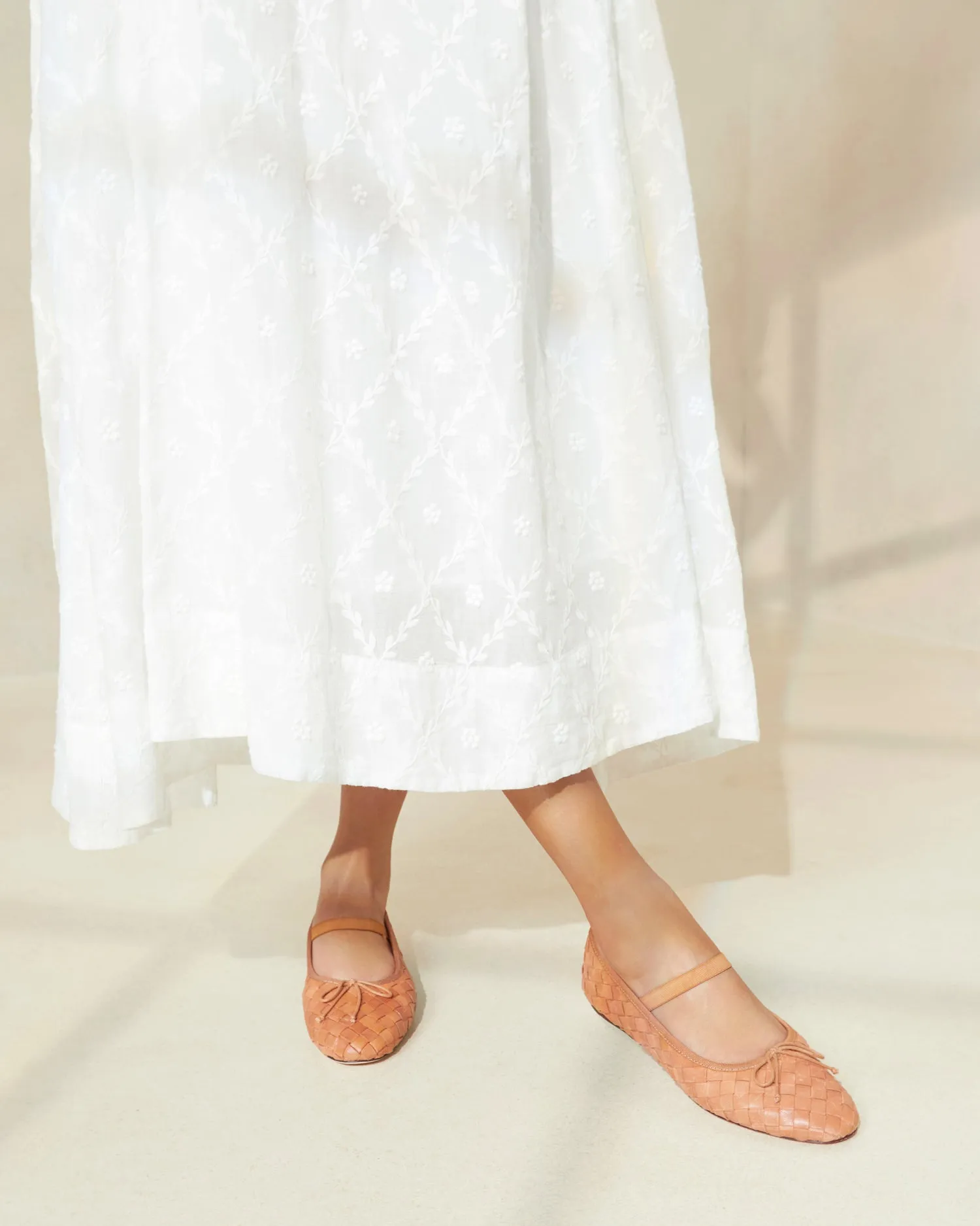 Leonie Honey Ballet Flat