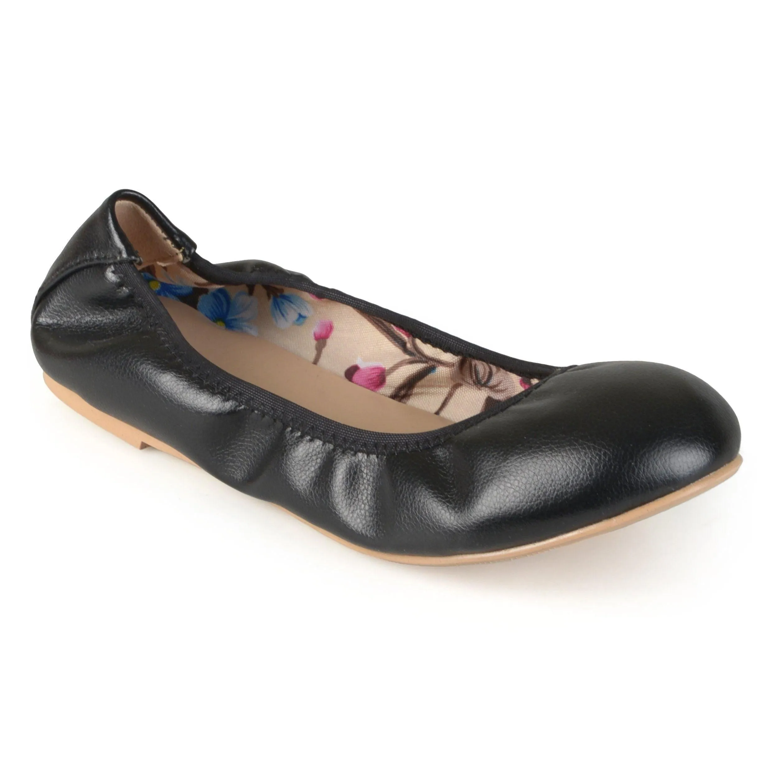 LINDY BALLET FLATS IN FAUX LEATHER