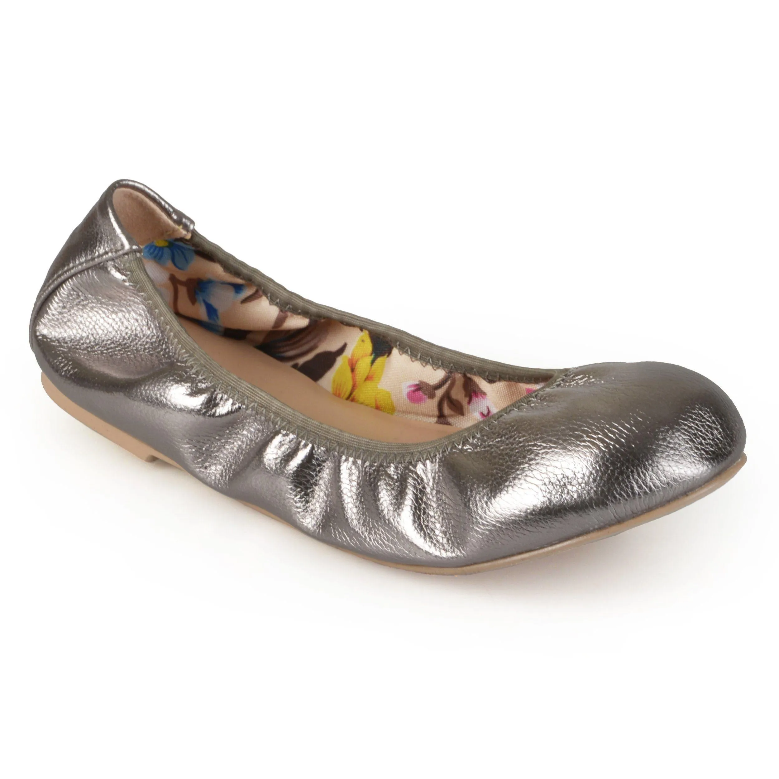 LINDY BALLET FLATS IN FAUX LEATHER