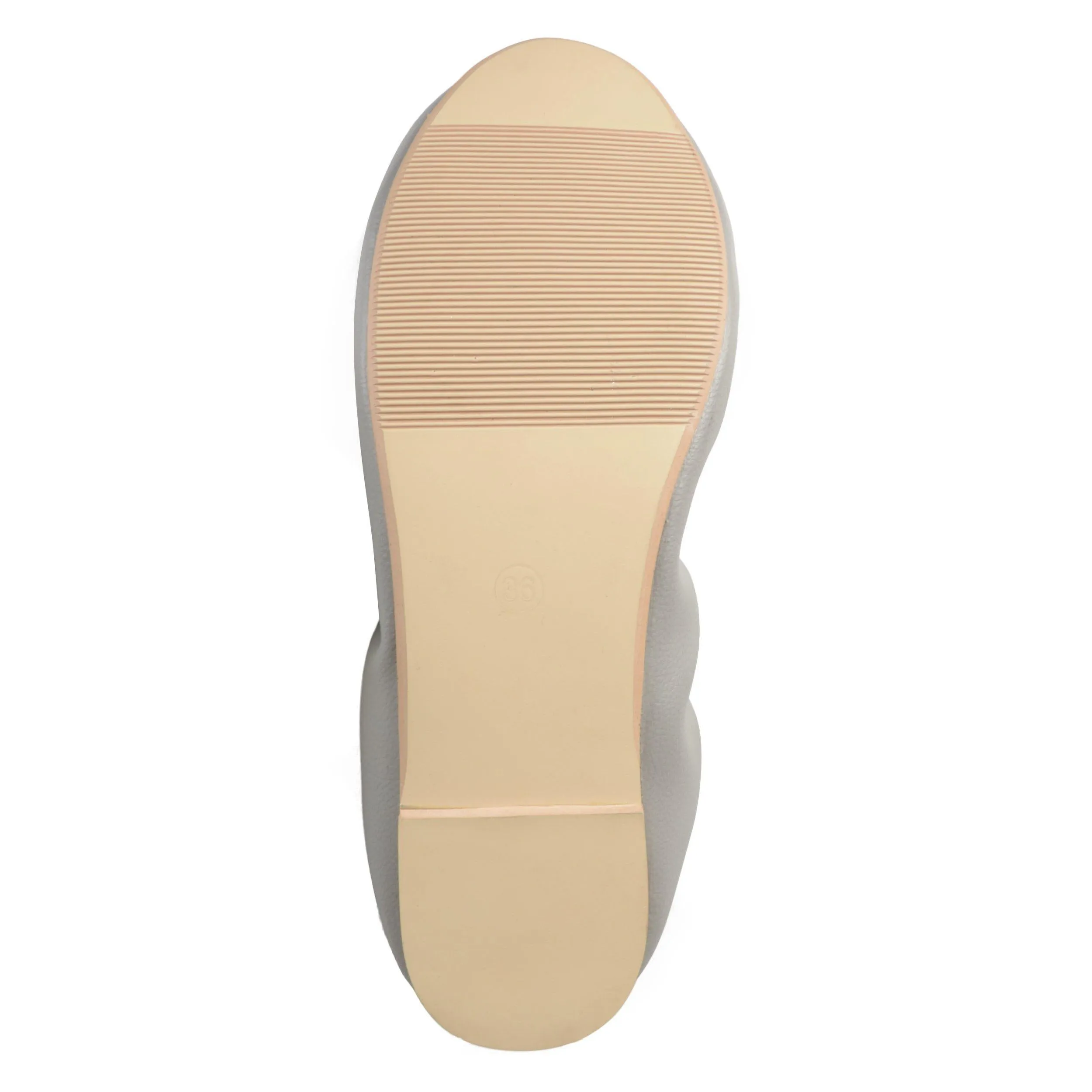 LINDY BALLET FLATS IN FAUX LEATHER
