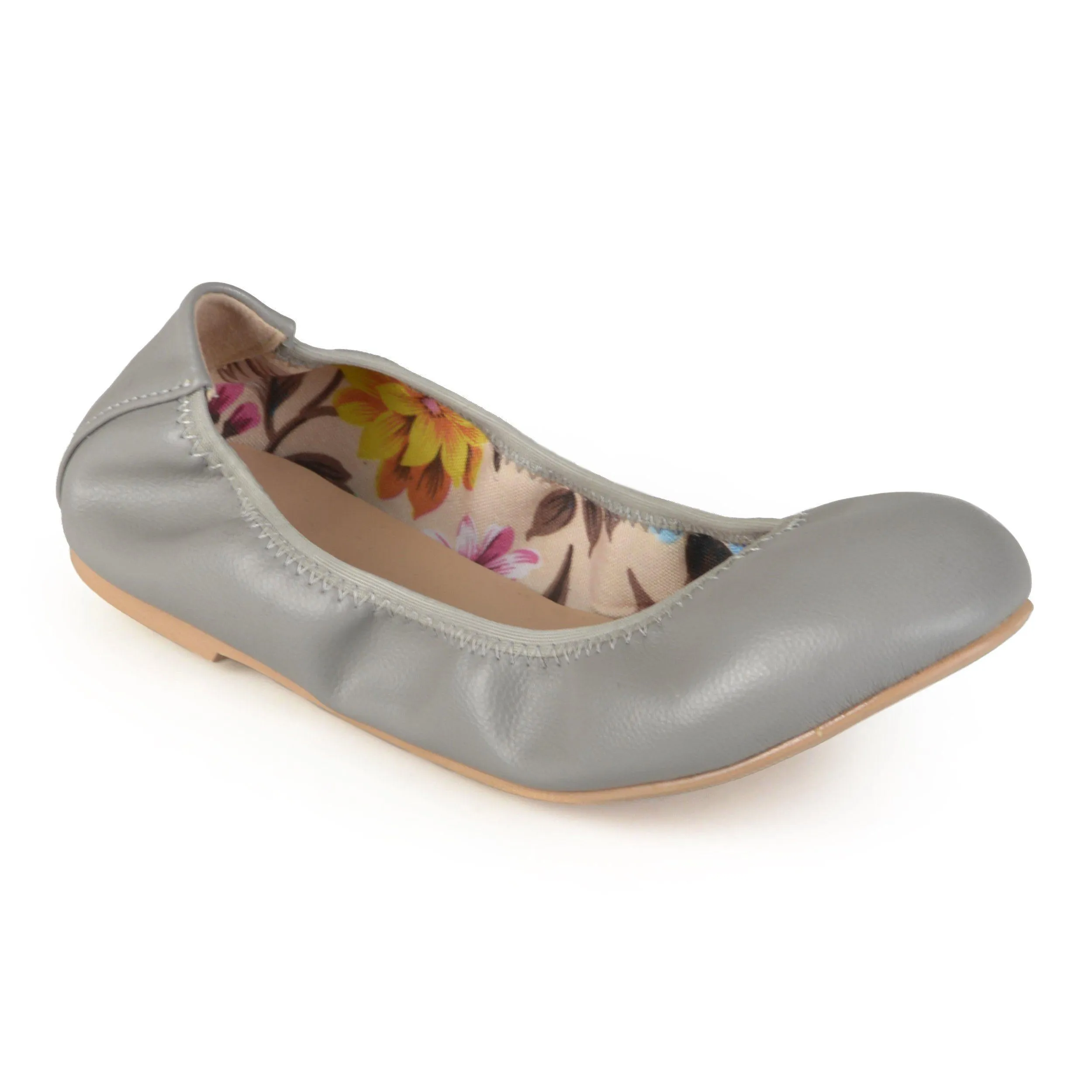 LINDY BALLET FLATS IN FAUX LEATHER