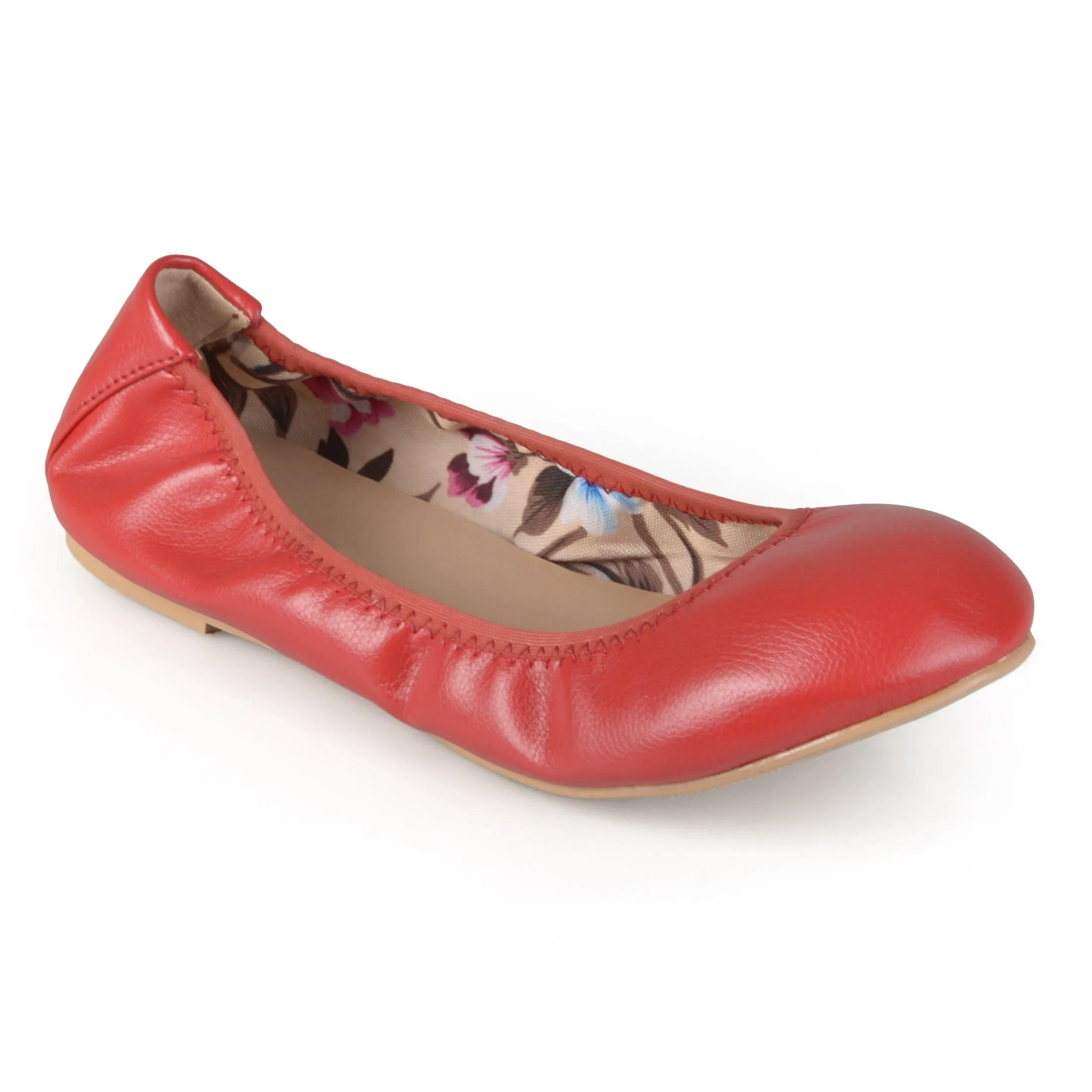 LINDY BALLET FLATS IN FAUX LEATHER