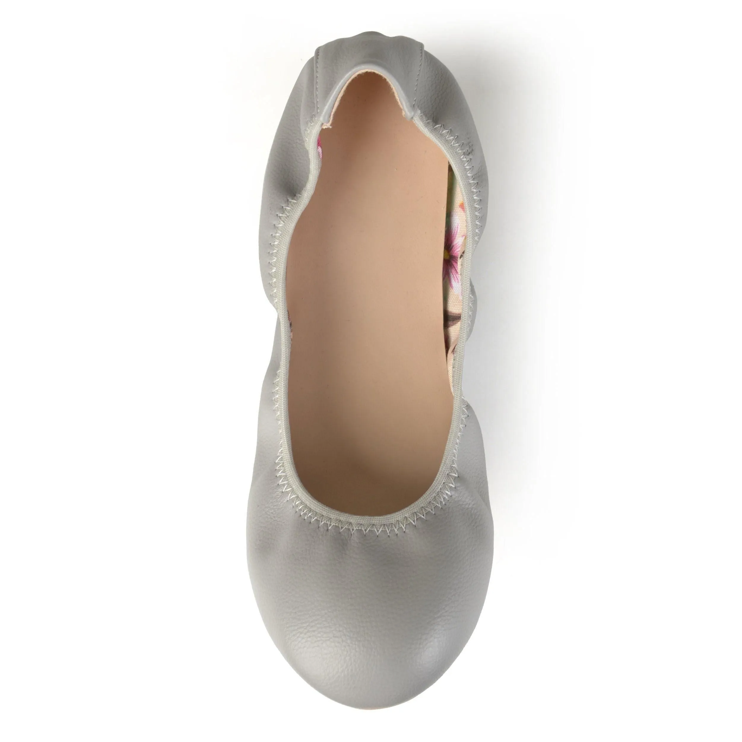LINDY BALLET FLATS IN FAUX LEATHER