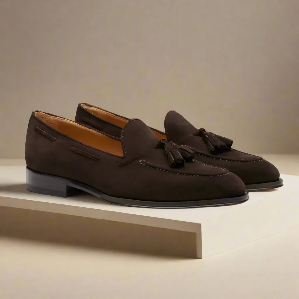 Mark Dark Brown Tassel Loafer