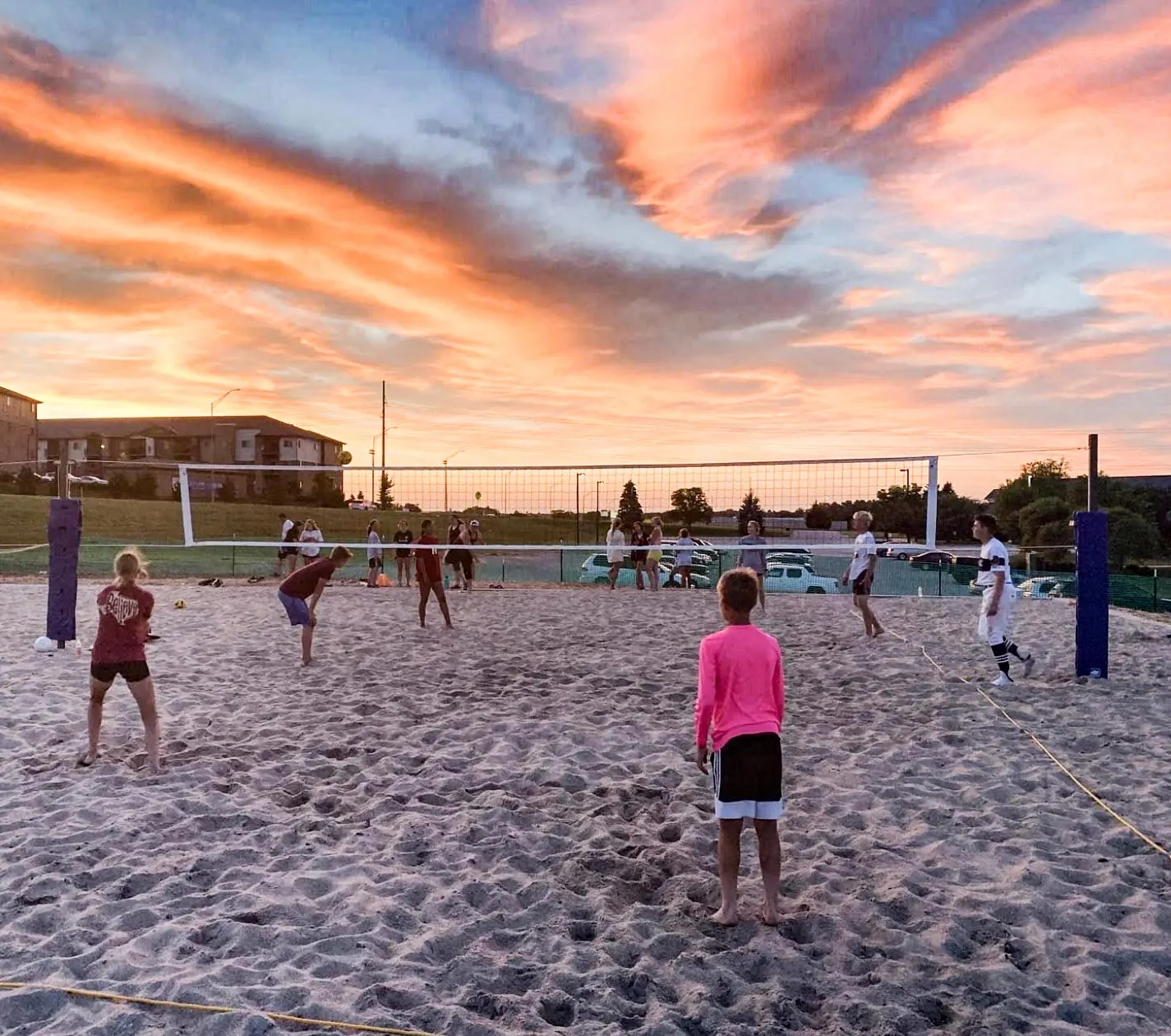 Match Point Competition Outdoor Volleyball System w/ Padding
