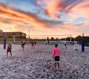 Match Point Competition Outdoor Volleyball System w/ Padding