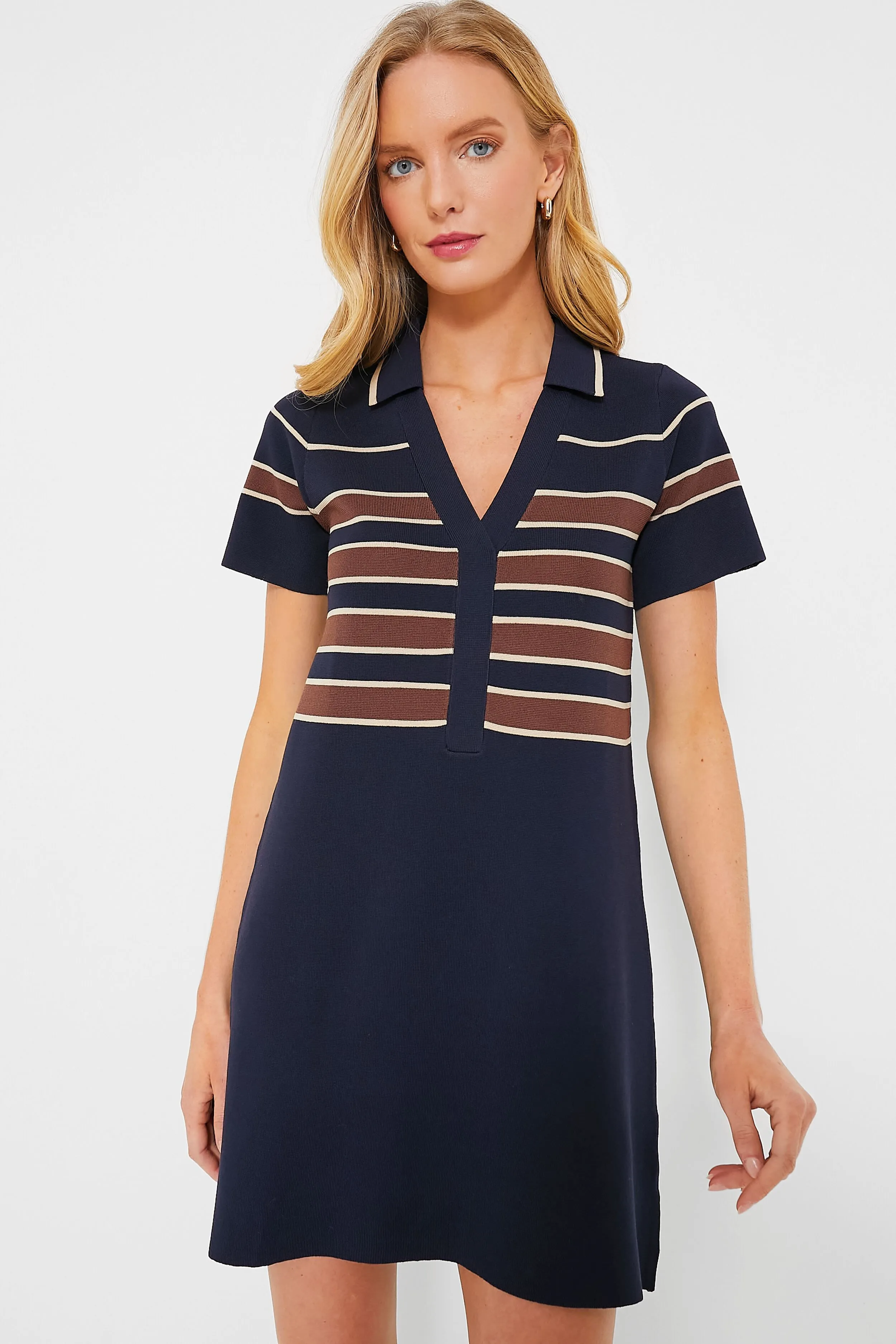 Midnight Cacao Wright Polo Dress