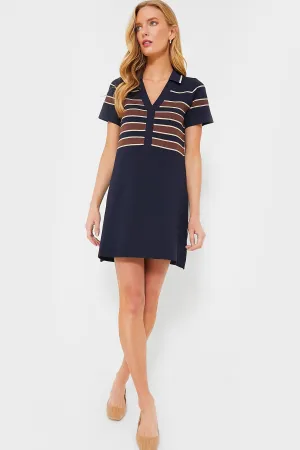 Midnight Cacao Wright Polo Dress