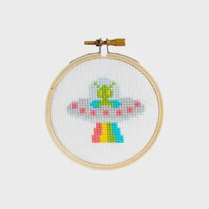 Mini UFO Counted Cross Stitch Kit