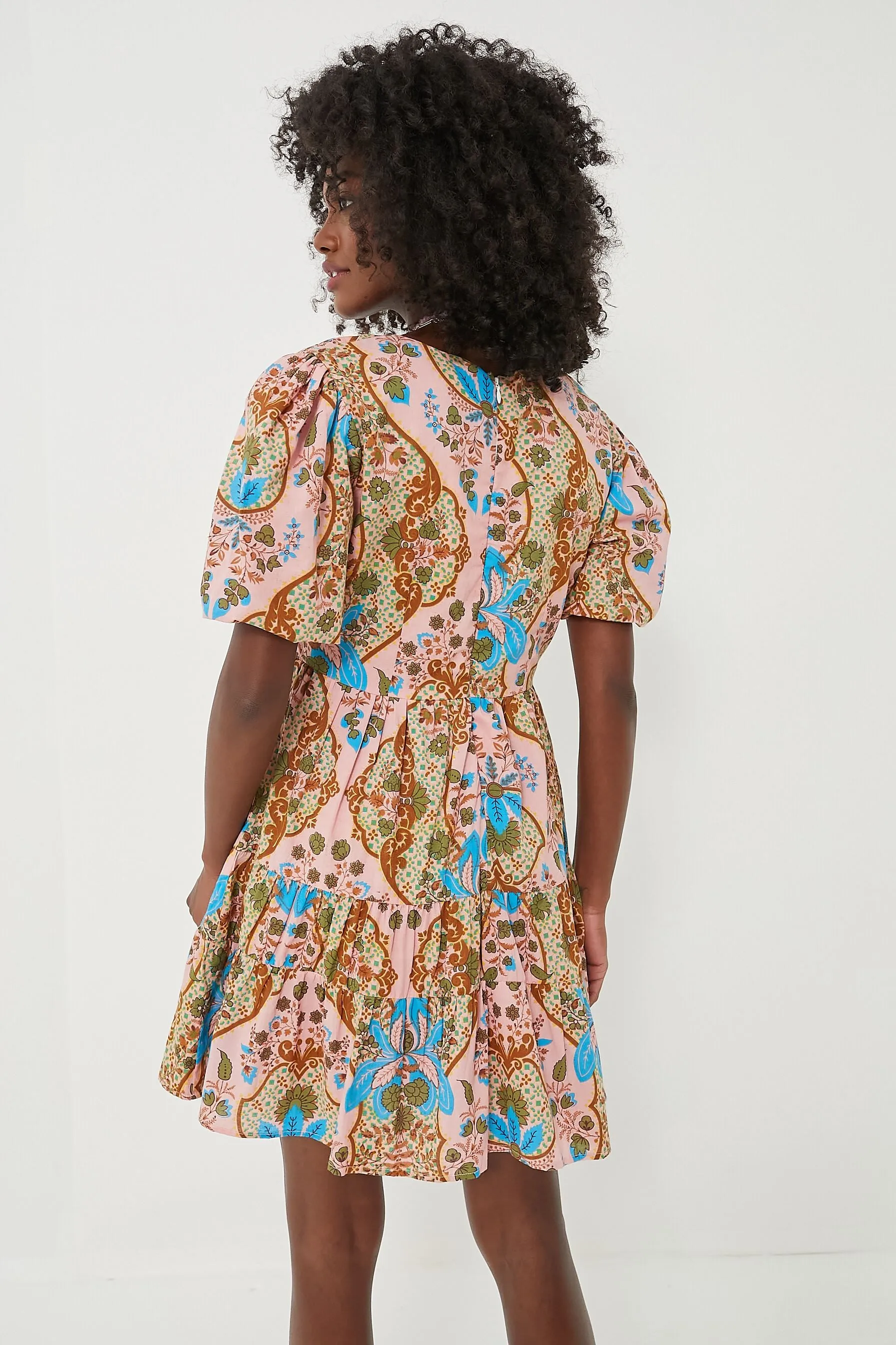 Peach Sloan Mini Dress